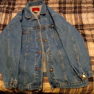 Vintage 1980s Delta Burke Stone Wash Button up jean jacket